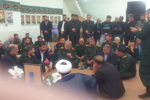 اولین سالگرد شهادت سردار حمایت همایون در شهرستان گرمی