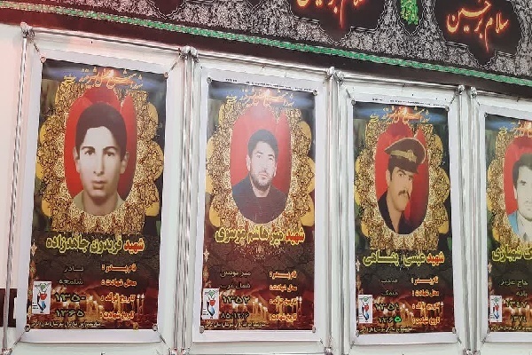 اولین سالگرد شهادت سردار حمایت همایون در شهرستان گرمی