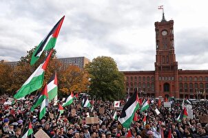 د وحشي صهیونیسټي رژيم په څاروي ډوله جنایتونو  په درستې نړۍ کې د  مظاهرو دوام