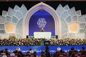 په تبریز کې د قرآن دعمومی سیالیو د ښاغلو د برخې پرانسته