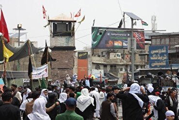 امام مظلوم کا جلوس اور امریکہ و اسرائیل کی مذمت